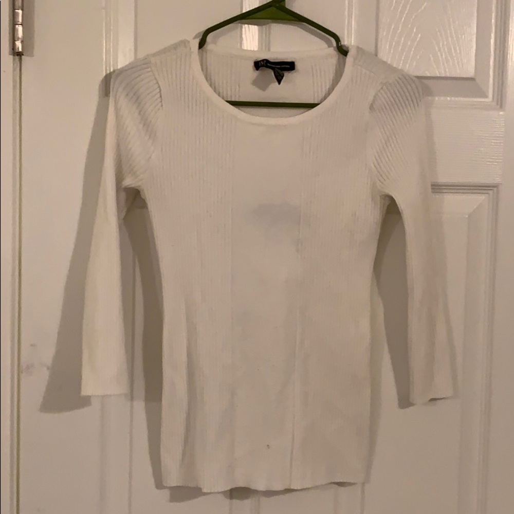 INC lace up sweater